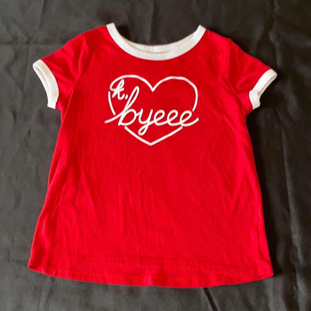 *Justice k. byee Red Tee